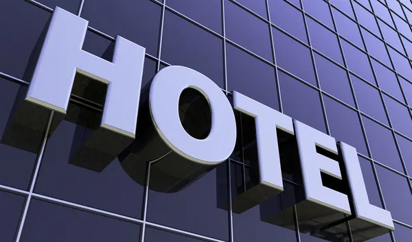 A custom sign installation near Energy Corridor of a Hotel