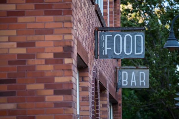 A food and bar business signage near Energy Corridor
