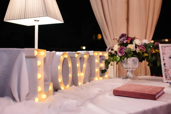 Bright LED “LOVE” sign for weddings Near Energy Corridor by LED Lights and Signs.